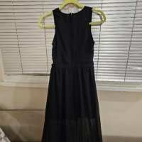 Черна дълга рокля H&M XS, снимка 4 - Рокли - 44168685