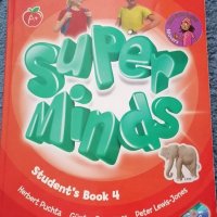 Учебник и тетрадка по английски език Super Minds + подарък книга, снимка 2 - Учебници, учебни тетрадки - 34313701