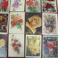 Пощенски Картички с Цветя, снимка 3 - Филателия - 42339573