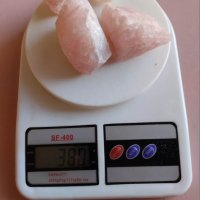 Розов кварц - необработен : произход Мозамбик - 380 грама, снимка 1 - Други ценни предмети - 40373463
