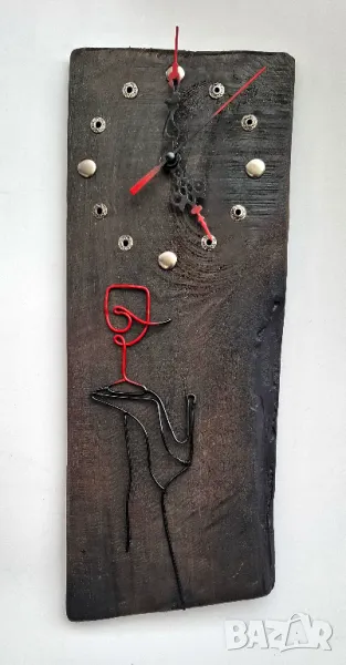 АРТ Стенен Часовник-Авторска Изработка-УНИКАТ, снимка 1