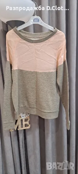 Спортна блузка в розово и сиво S, снимка 1