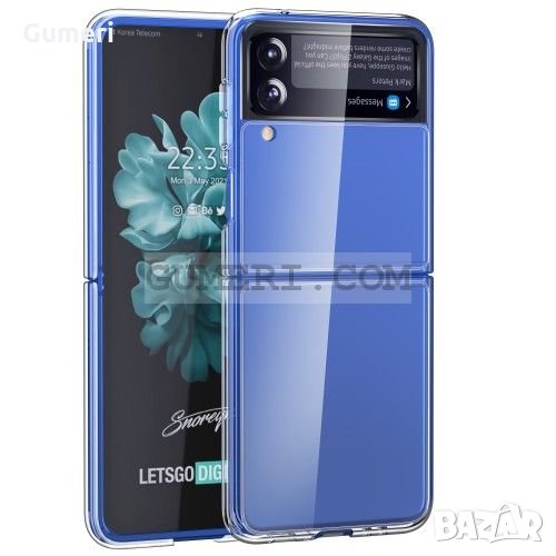 Samsung Galaxy Z Flip3 5G Твърд Прозрачен Гръб - 2 Части, снимка 1