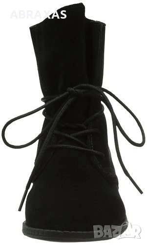 Черни боти естествен велур Fraiche, снимка 1