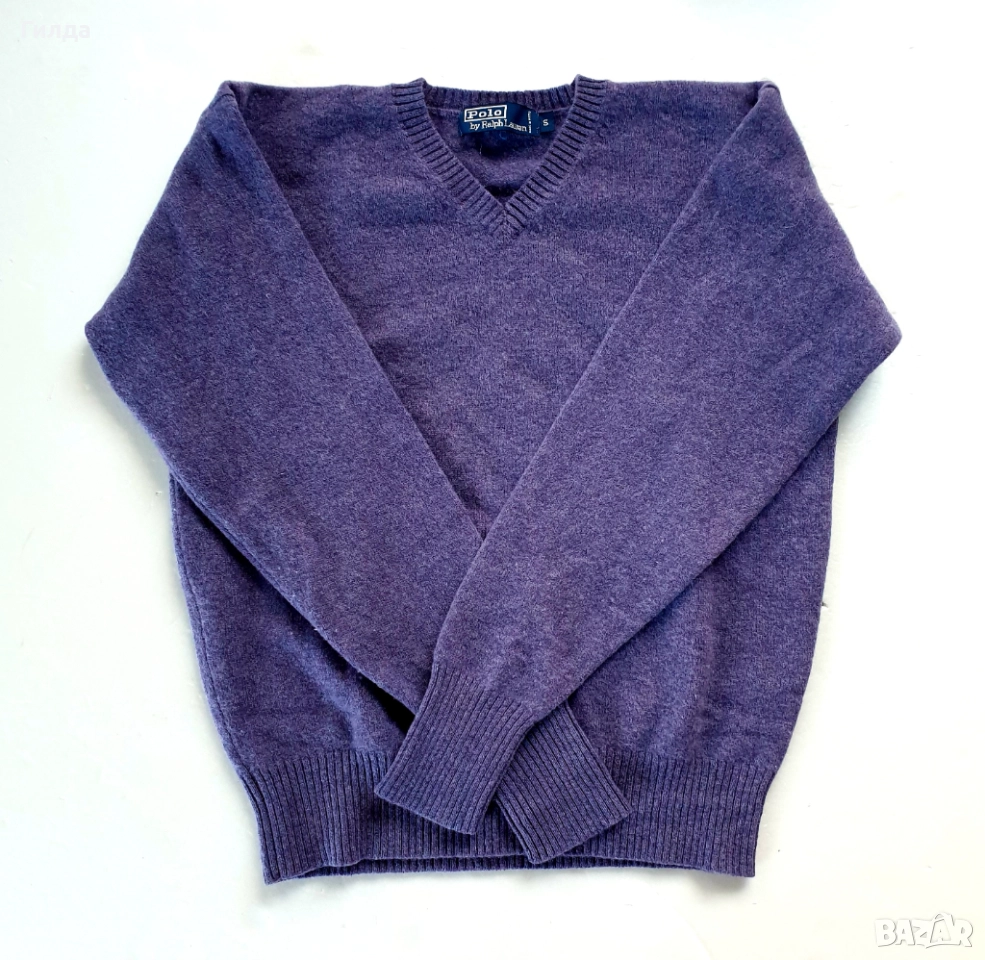 POLO Ralph Lauren 100% вълна пуловер S, снимка 1