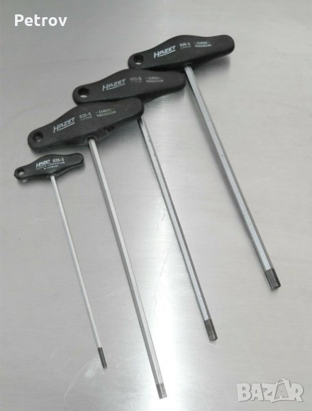 HAZET No.828 - 4 броя Profi Инбуси/Шестостени с размери 3 - 5 - 6 mm !!! ORIGINAL HAZET W. Germany!!, снимка 1