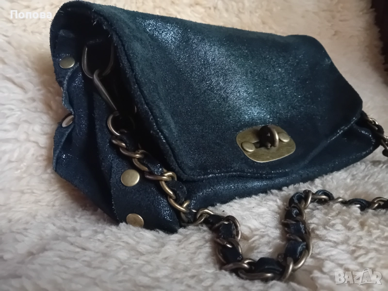 Уникална италианска чанта естествена кожа , снимка 1