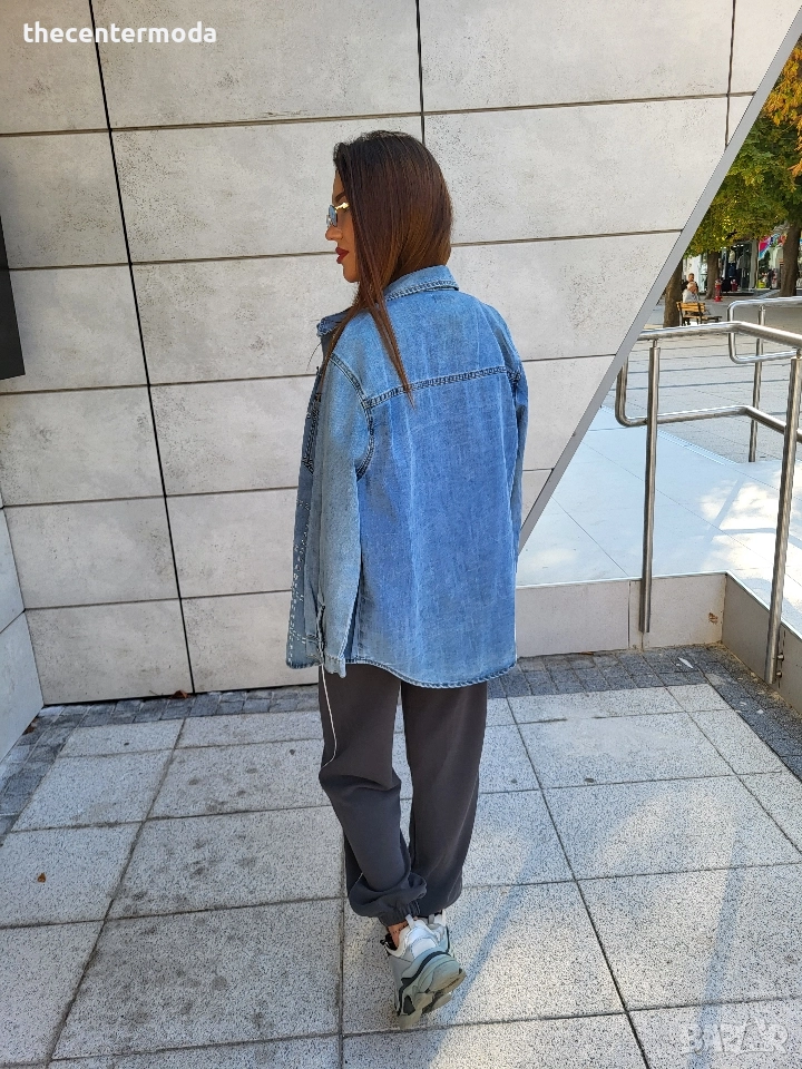 Дънково яке тип риза , снимка 1