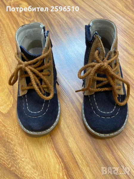Детски обувки KicKers, ползвани веднъж. 23 номер, снимка 1