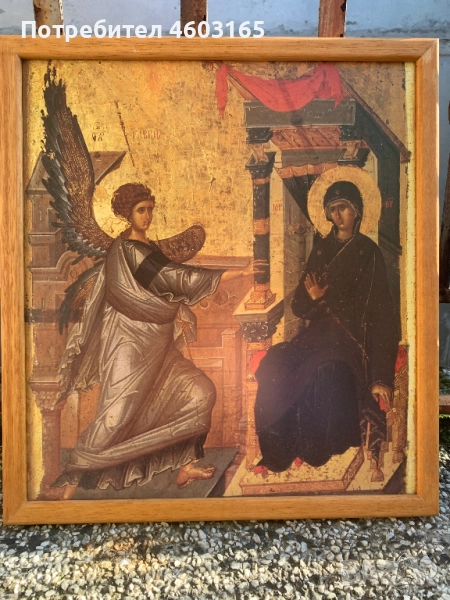 икона  Благовещение, снимка 1