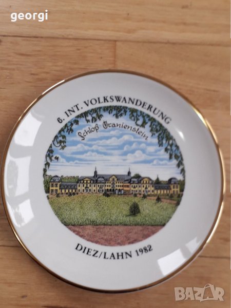 Немска порцеланова декоративна чиния , снимка 1