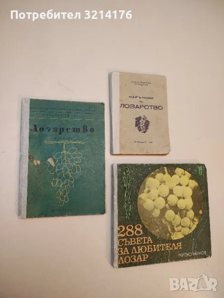 Лозарство. Учебник за практическите селскостопански зимни училища - Р. Вълчев, Хр. Енчев (1962 2изд), снимка 1