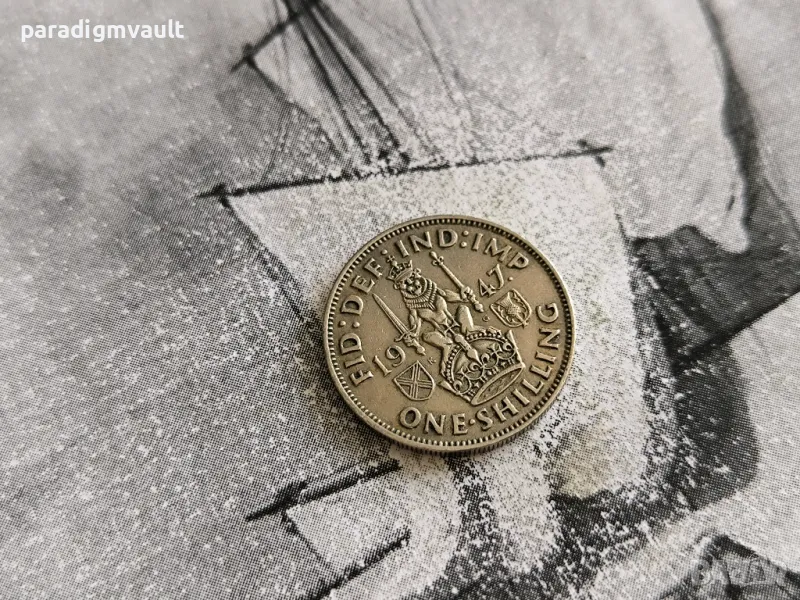 Монета - Великобритания - 1 шилинг | 1947г., снимка 1