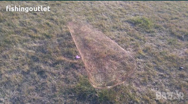  Дълъг рибарски метален живарник за хишници ., снимка 1