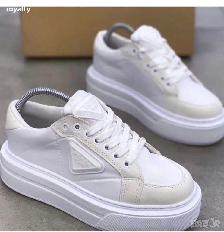 Prad🅰️ Бели Мъжки Маратонки , снимка 1