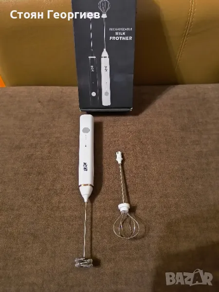 Безжичен Електрически миксер за млечна пяна , снимка 1