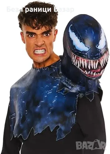 Нов Официален Marvel Venom костюм – тематично парти облекло Хелоуин вид, снимка 1