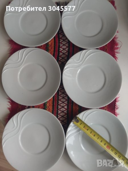 Чиния 6 бр., Разград , диам.14,5 см, снимка 1