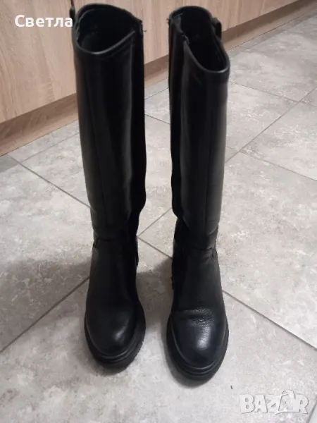 Ботуши естествена кожа 38 номер, снимка 1