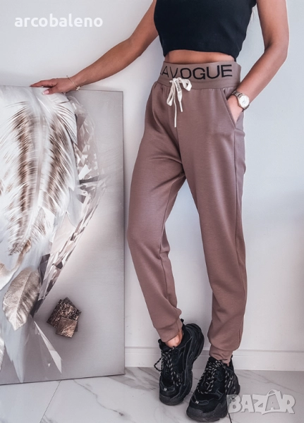 Дамски памучен удобен ежедневен панталон , снимка 1