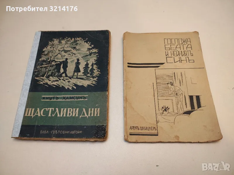 Госпожа Беата и нейниятъ синъ - Артур Шницлер, снимка 1