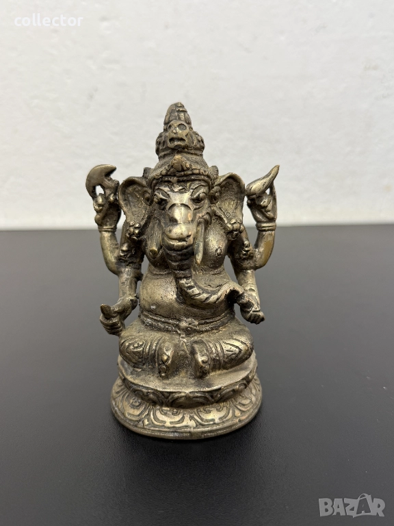 Фигура от "тибетско сребро" - Ганеша (Ganesha). №7735, снимка 1
