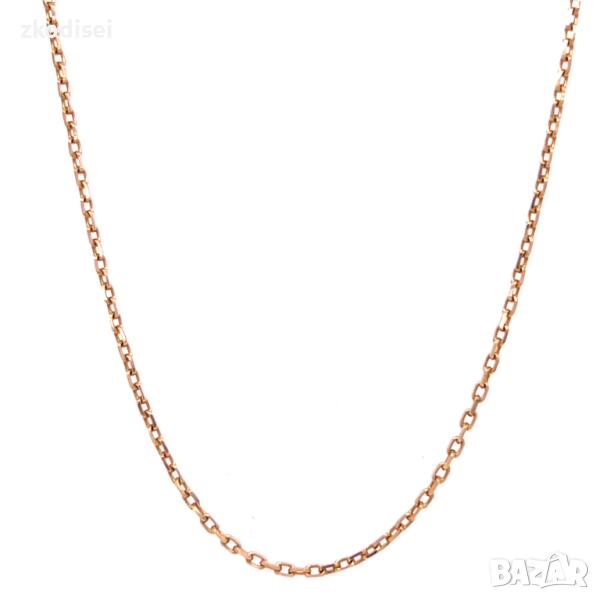 Златен синджир 3,92гр. 54,0см. 18кр. проба:750 модел:34346-1, снимка 1