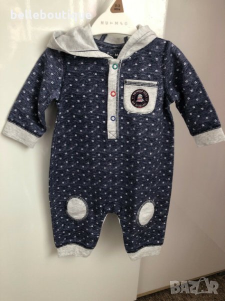 Гащеризон за новородено 0 - 3 мес. Nutmeg 56 - 62 см., снимка 1