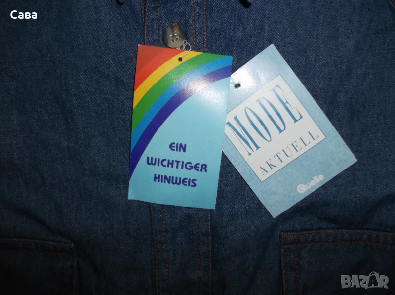 Дънкова риза QUELLE  мъжка,2-3ХЛ, снимка 1