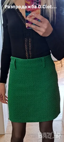зелена пола букле XS/S, снимка 1