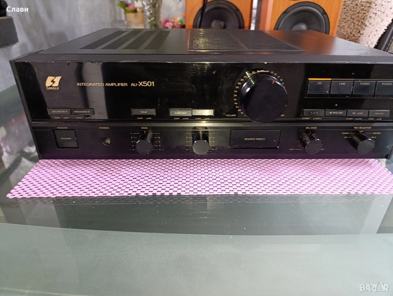 Усилвател SANSUI AU-X501 , снимка 1