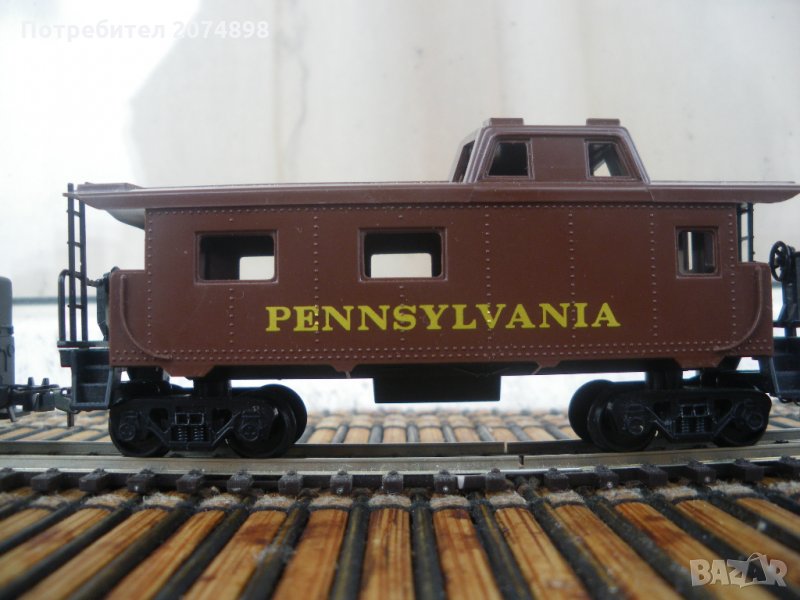 Четриосен, американски вагон, стандарт НО 1:87, снимка 1