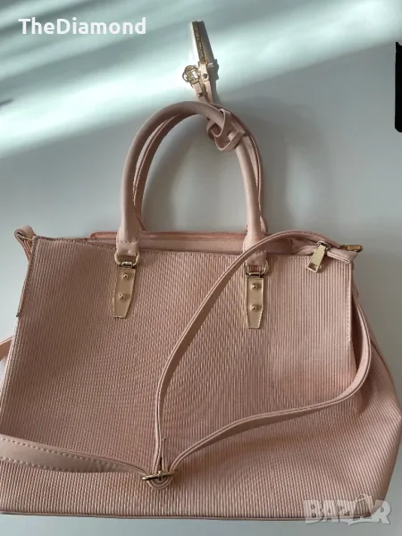 Розова дамска чанта , снимка 1