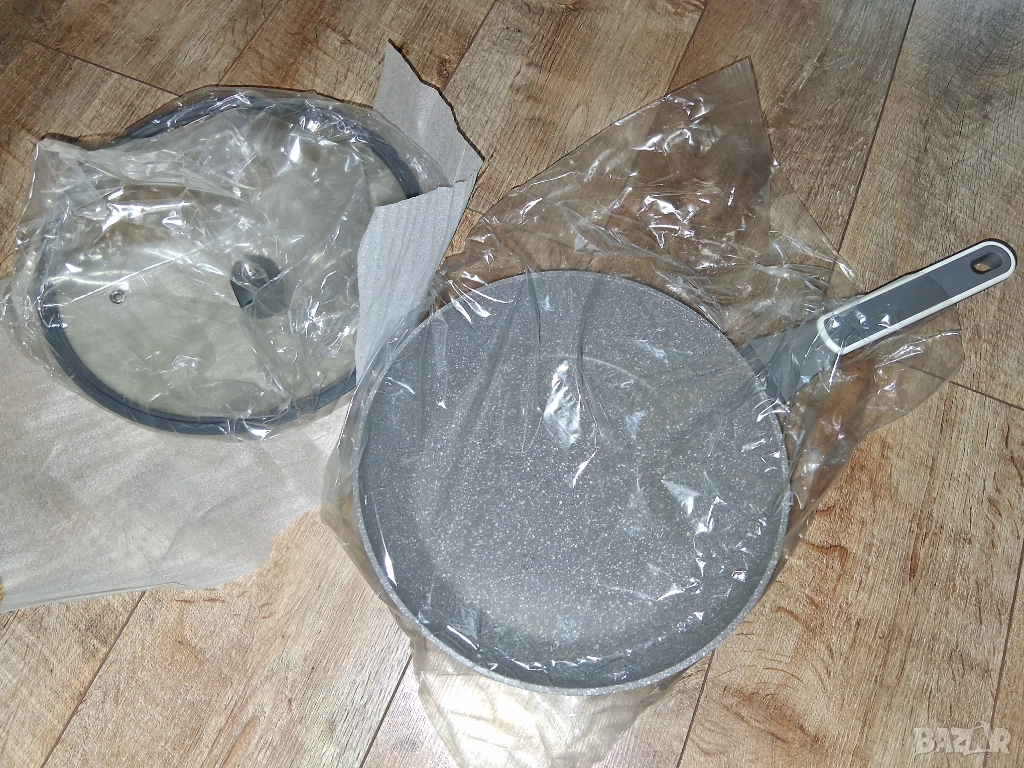 Дълбок тиган с капак 28x7.5см Terra Stone Brio, снимка 1