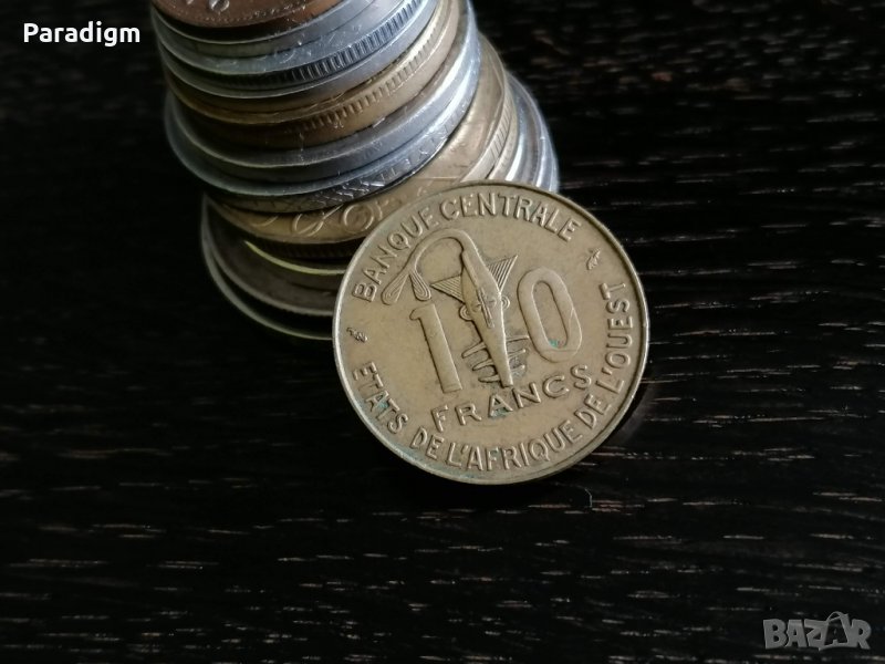 Монета - Западни Африкански Щати - 10 франка | 1986г., снимка 1