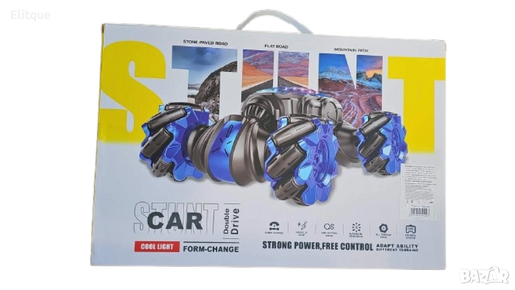 ДУБЛИРАН Радиоуправляема дрифт кола със сензорно управление – Усещане за скорост и контрол с жестове, снимка 1