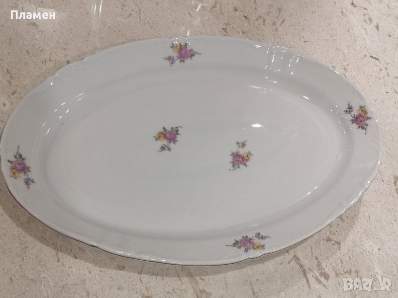 Български порцелан - голямо плато , снимка 1