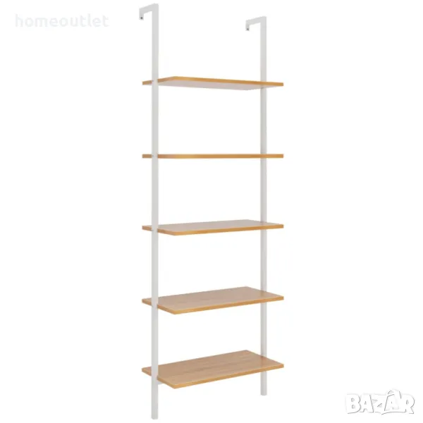 ПРОМОЦИЯ Етажерка със стенен монтаж и стълбовиден дизайн 10CZWKSF02-60WH, снимка 1