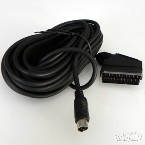 Кабел S-video към Скарт 10м Digital One SP01308 Cable SCART/SVHS М/М, снимка 1
