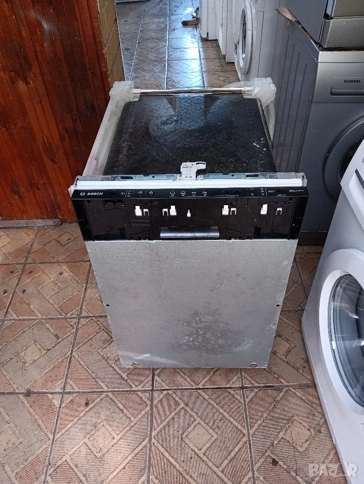 Тясна 45см съдомиялна за пълно вграждане Бош Bosch Made in Germany с две години гаранция!, снимка 1