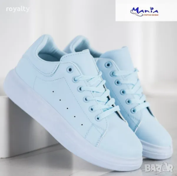 Сини дамски маратонки , снимка 1