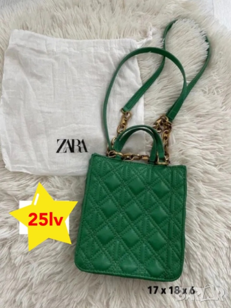 Малка чанта Zara Gucci Chanel сак Kipling Фитнес, снимка 1