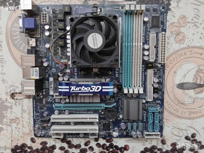 Gibabyte GA-880GM-UD2H Socket AM3, снимка 1