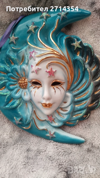Венецианска порцеланова маска, снимка 1