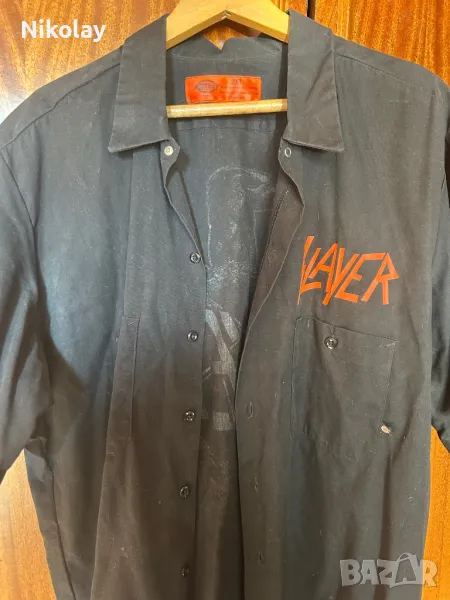 Риза SLAYER 2XL USA vintage Dickies Official merchandise , снимка 1