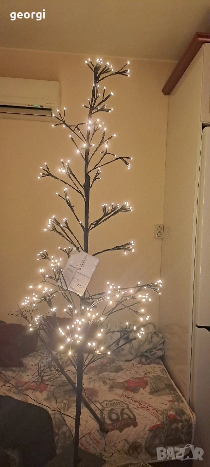 светещо дръвче с 2етапа за осветление , снимка 1