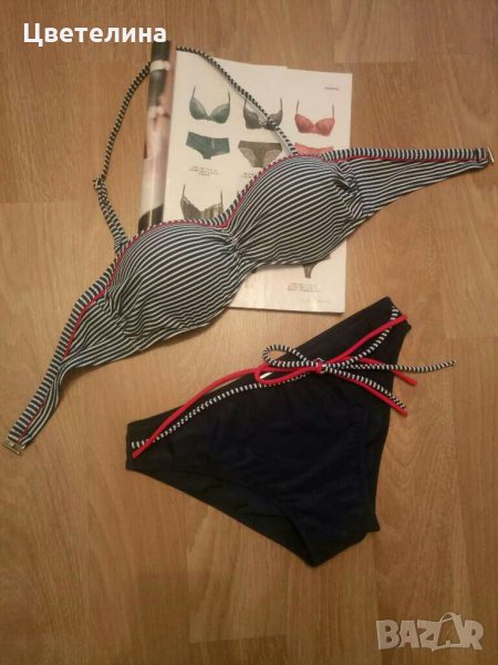 Дамски бански-райе последна бройка М размер цена 25,99 лв. + подарък слънцезащитен крем KLORANE, снимка 1