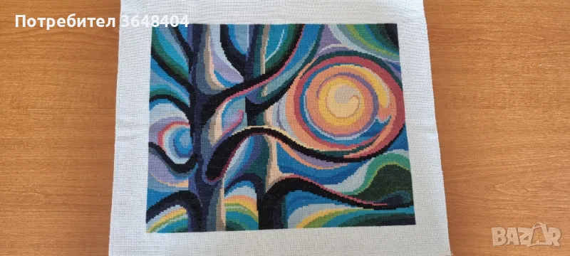 гоблен "Топло слънце през зимата", снимка 1