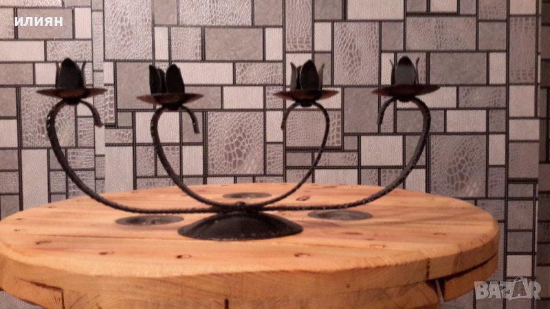 Свещник от ковано желязо , снимка 1