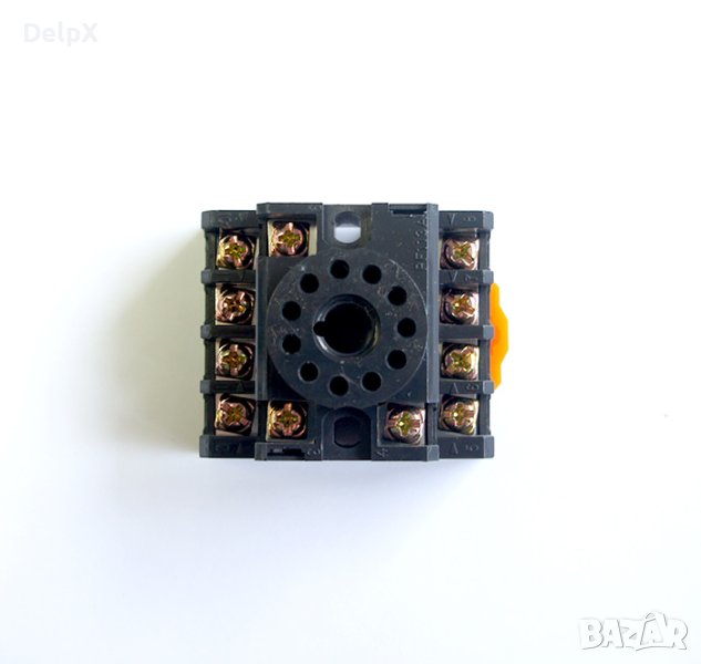 Цокъл за реле R15-3PDT, DIN шина 11pin, снимка 1